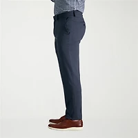 Haggar Smart Wash With Repreve Mens Stretch Fabric Slim Fit Flat Front Suit Pant