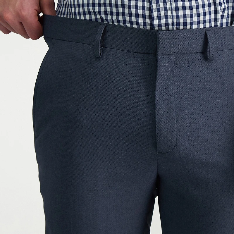 Haggar Smart Wash With Repreve Mens Stretch Fabric Slim Fit Flat Front Suit Pant