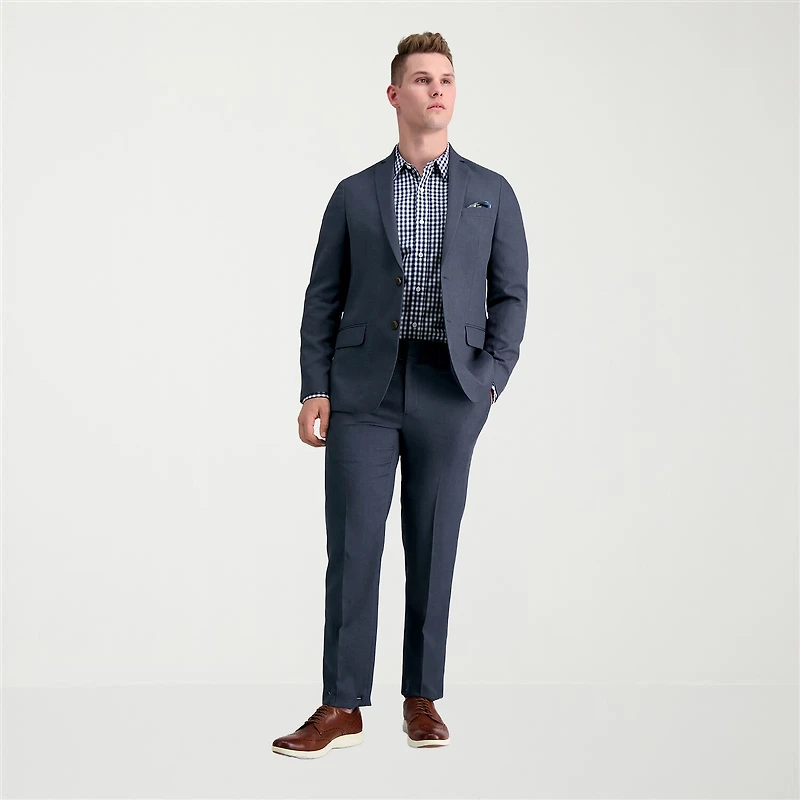 Haggar Smart Wash Mens Stretch Fabric Slim Fit Suit Jacket
