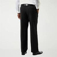 Haggar JMH Premium Stretch Sharkskin Mens Big Fabric Classic Fit Flat Front Suit Pant