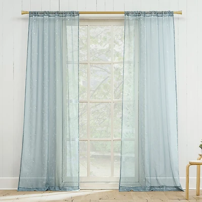 Constance Rod Pocket Sheer Set of 2 Curtain Panel