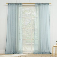 Constance Rod Pocket Sheer Set of 2 Curtain Panel