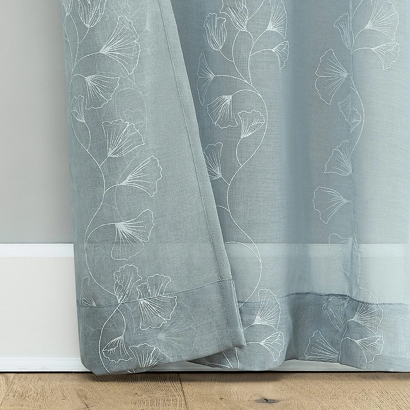 Constance Rod Pocket Sheer Set of 2 Curtain Panel