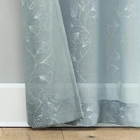 Constance Rod Pocket Sheer Set of 2 Curtain Panel