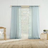 Constance Rod Pocket Sheer Set of 2 Curtain Panel