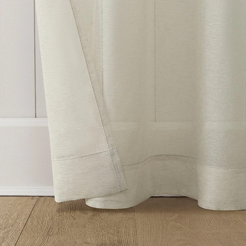 Cherine Tab Top Sheer Set of 2 Curtain Panel