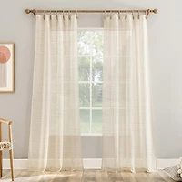 Mona Tab Top Sheer Set of 2 Curtain Panel