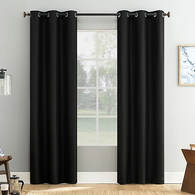 Bayline Grommet Top Blackout Set of 2 Curtain Panel