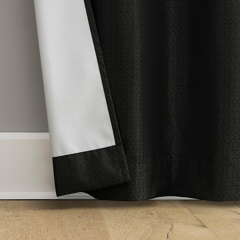Bayline Grommet Top Blackout Set of 2 Curtain Panel