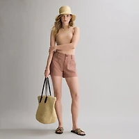 A.N.A Womens Straw Slide Sandals