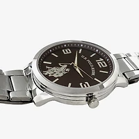 U.S. Polo Assn. Mens Silver Tone 4-pc. Watch Boxed Set Usc20297jc