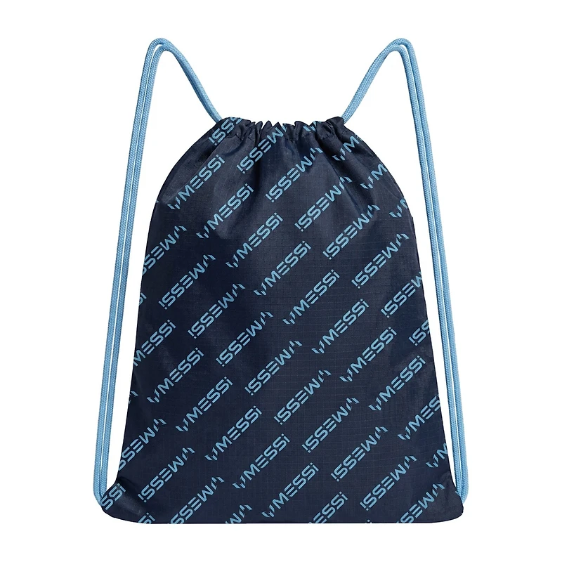 Messi Cinch Bag Sackpack Dark Blue Print