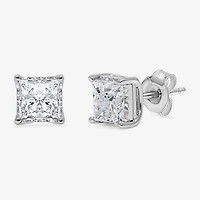 ( I/Si2 ) 2 CT. T.W. Lab-Grown Diamond Sterling Silver or 14K Gold over Princess Stud Earrings