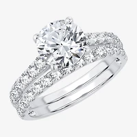 (H-I / SI1-SI2) Signature By Modern Bride Womens 2 1/2 CT. TW. Lab Grown White Diamond 14K Gold Round Bridal Set