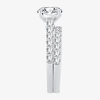 (H-I / SI1-SI2) Signature By Modern Bride Womens 2 1/2 CT. TW. Lab Grown White Diamond 14K Gold Round Bridal Set