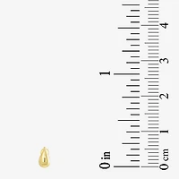 Gold Addiction Womens White Cubic Zirconia 10K Gold 8mm Single Earring