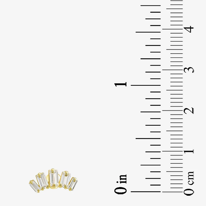 Gold Addiction Womens 10K Gold 9.7mm Single Earring