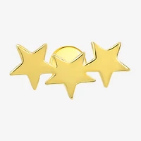 Gold Addiction Womens 10K Gold 7mm Single Earring
