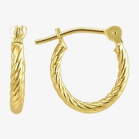 Womens 14K Gold 2 Pair Earring Set