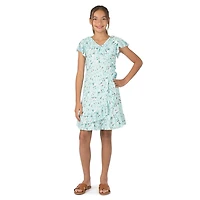 Speechless Big Kid Girls Short Sleeve Flutter A-Line Dress