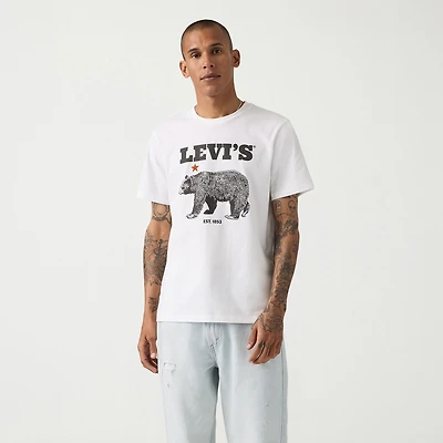 Levi's® Mens Crew Neck Short Sleeve Regular Fit Graphic T-Shirt
