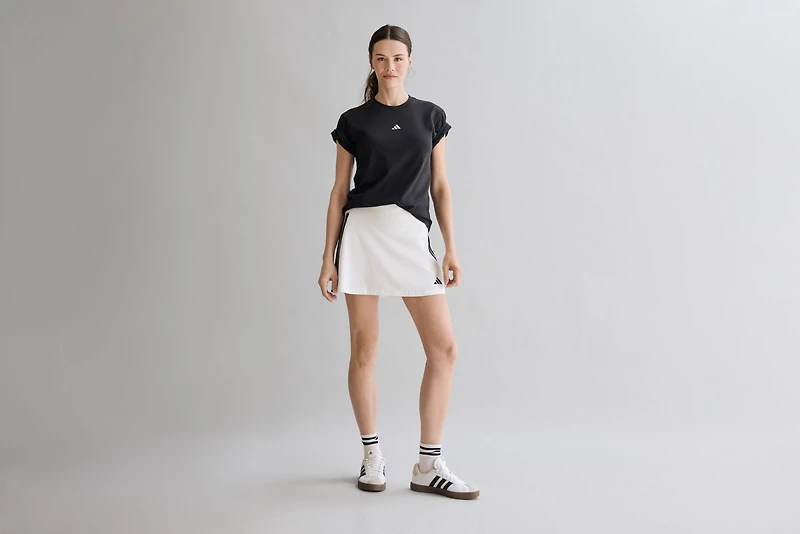 adidas Womens Crew Neck Short Sleeve Active T-Shirt