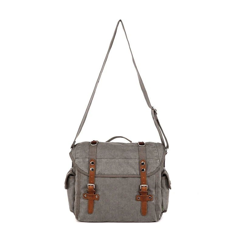 TSD Brand Silver Road Messenger Messenger Bag