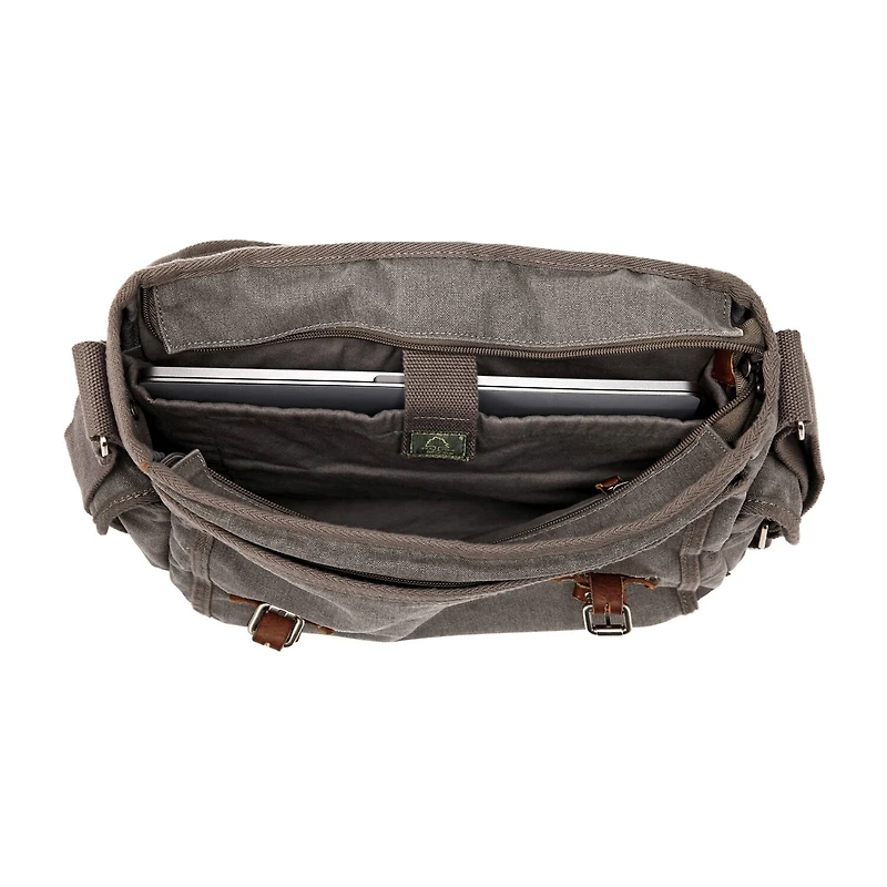 TSD Brand Silver Road Messenger Messenger Bag