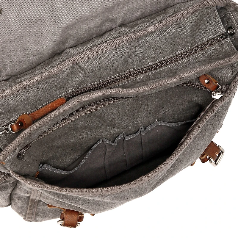 TSD Brand Silver Road Messenger Messenger Bag