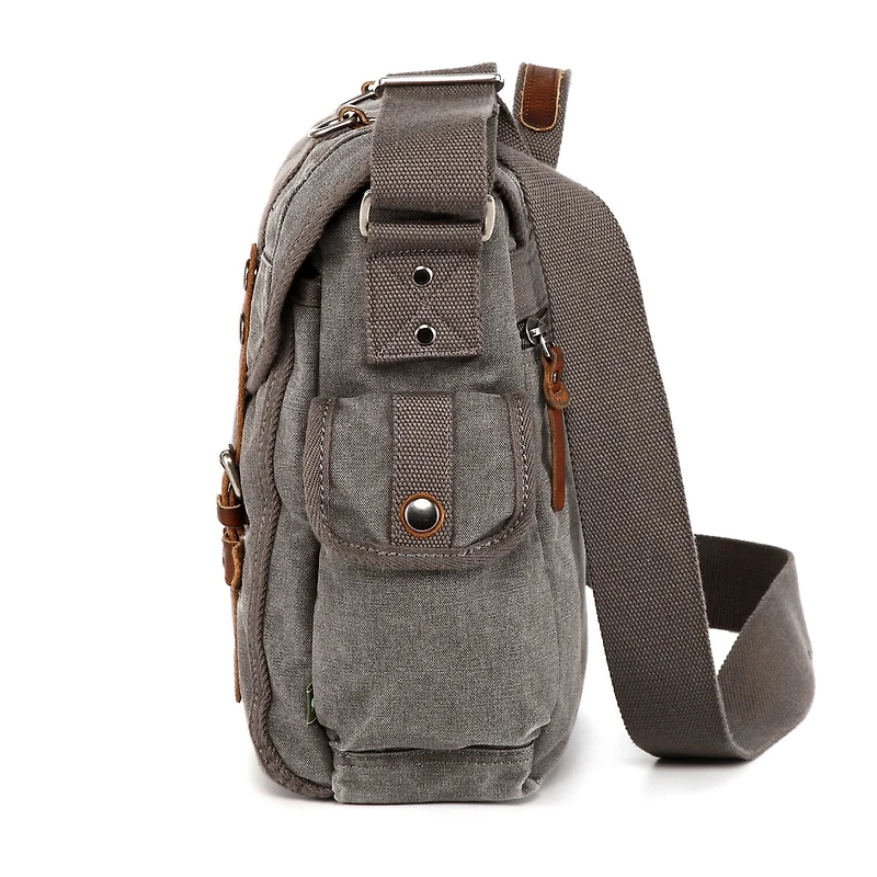 TSD Brand Silver Road Messenger Messenger Bag