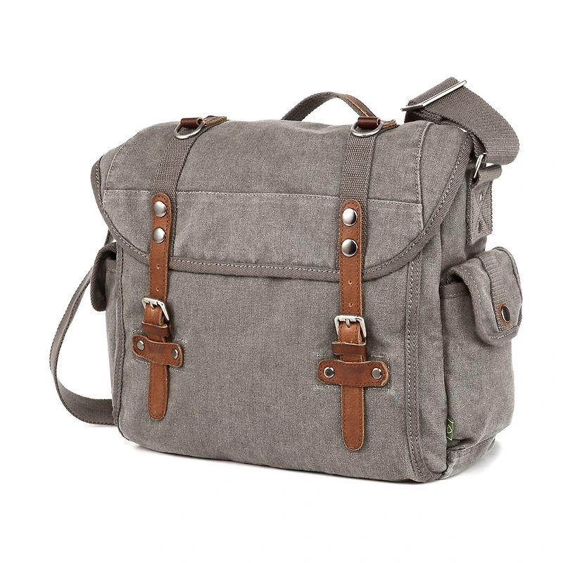 TSD Brand Silver Road Messenger Messenger Bag