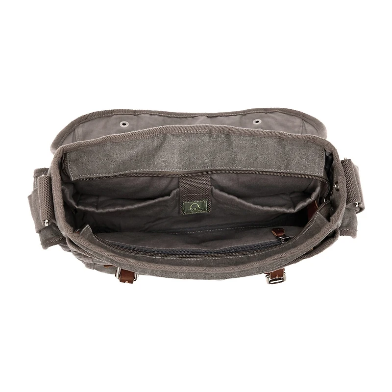 TSD Brand Silver Road Messenger Messenger Bag