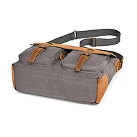 TSD Brand Valley Oak Messenger Bag