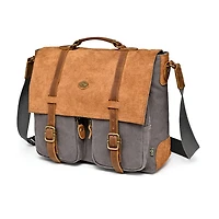 TSD Brand Valley Oak Messenger Bag