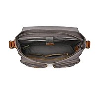 TSD Brand Valley Oak Messenger Bag