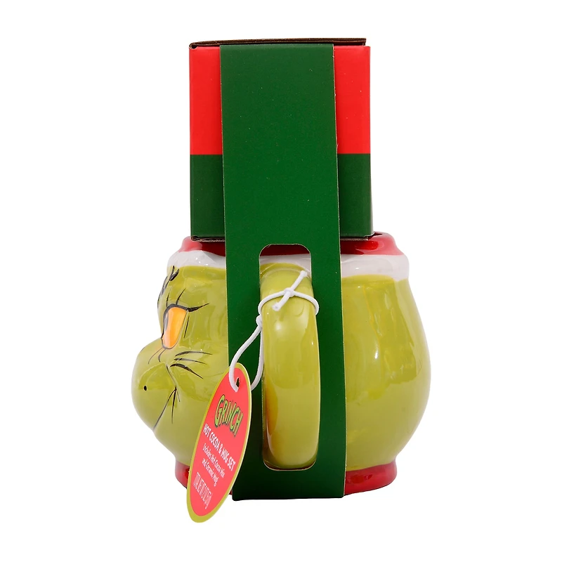 Dr. Seuss Grinch Figural Cocoa Mug