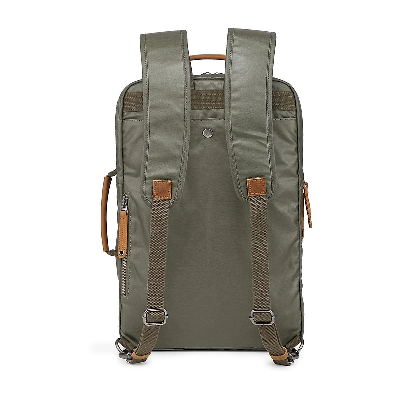 TSD Brand Madrone Coated Canvas Unisex Adult Backpack