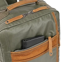 TSD Brand Madrone Coated Canvas Unisex Adult Backpack