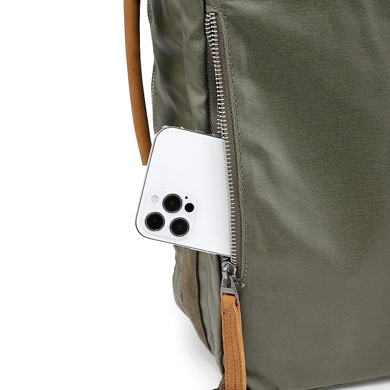 TSD Brand Madrone Coated Canvas Unisex Adult Backpack