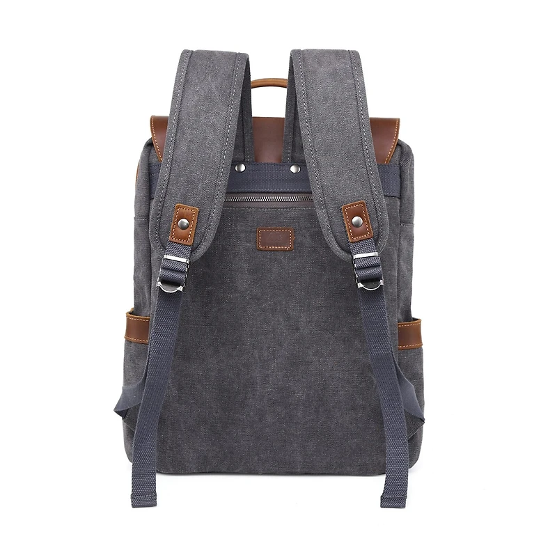 TSD Brand Valley Hill Unisex Adult Adjustable Straps Padded Backpack