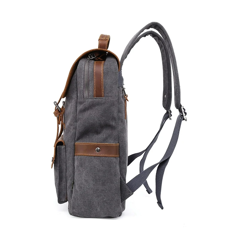 TSD Brand Valley Hill Unisex Adult Adjustable Straps Padded Backpack