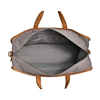 TSD Brand Valley Oak Convertible Weekender Duffel Bag