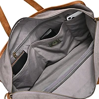 TSD Brand Valley Oak Convertible Weekender Duffel Bag