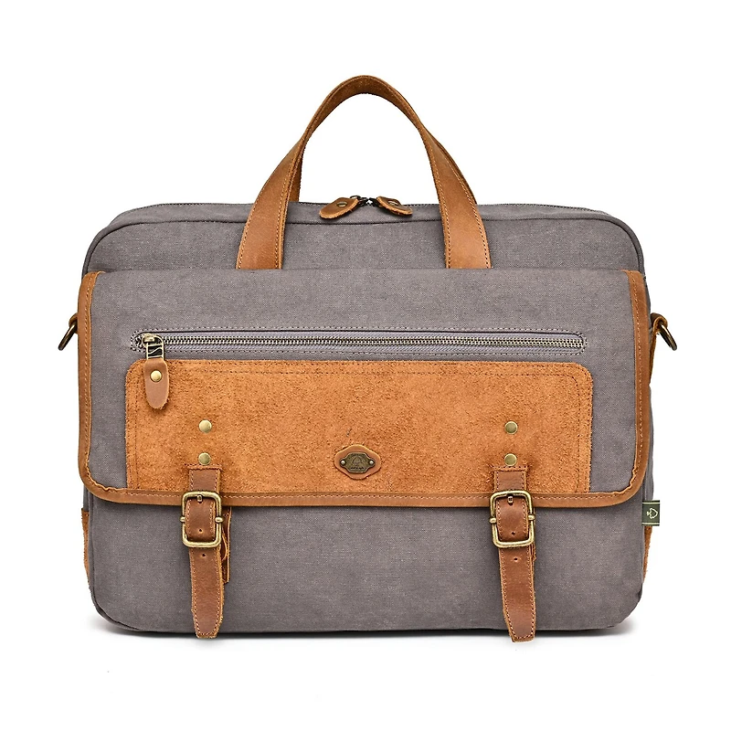 TSD Brand Valley Oak Briefcase