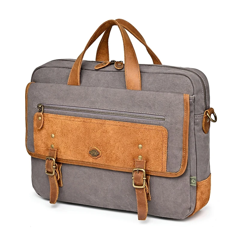TSD Brand Valley Oak Briefcase