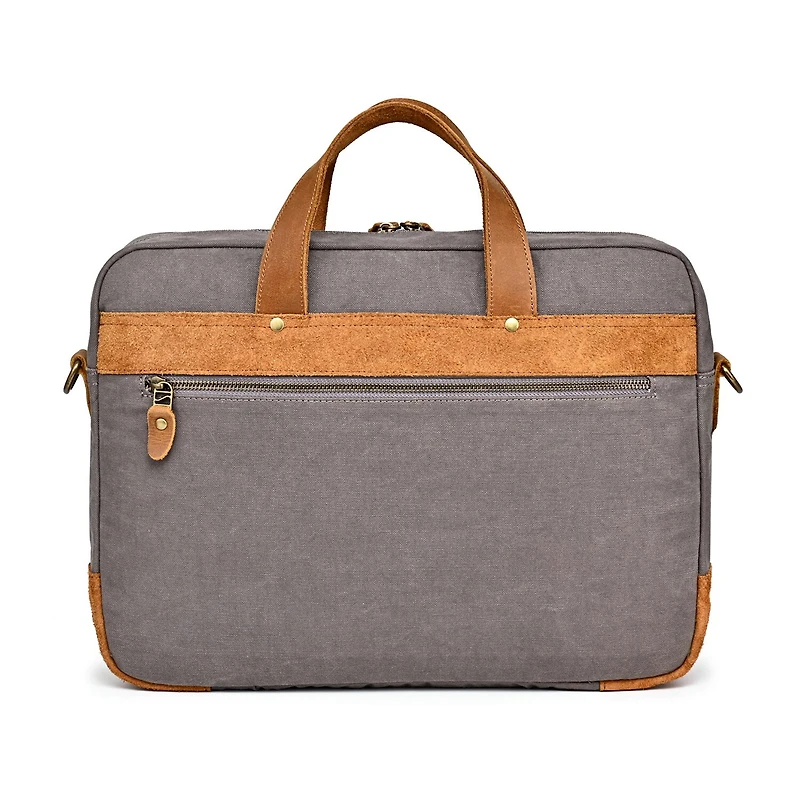 TSD Brand Valley Oak Briefcase