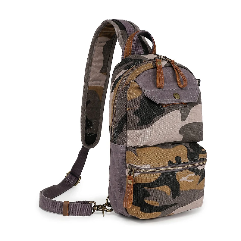 TSD Brand Mountain Leaf Crossbody Bag