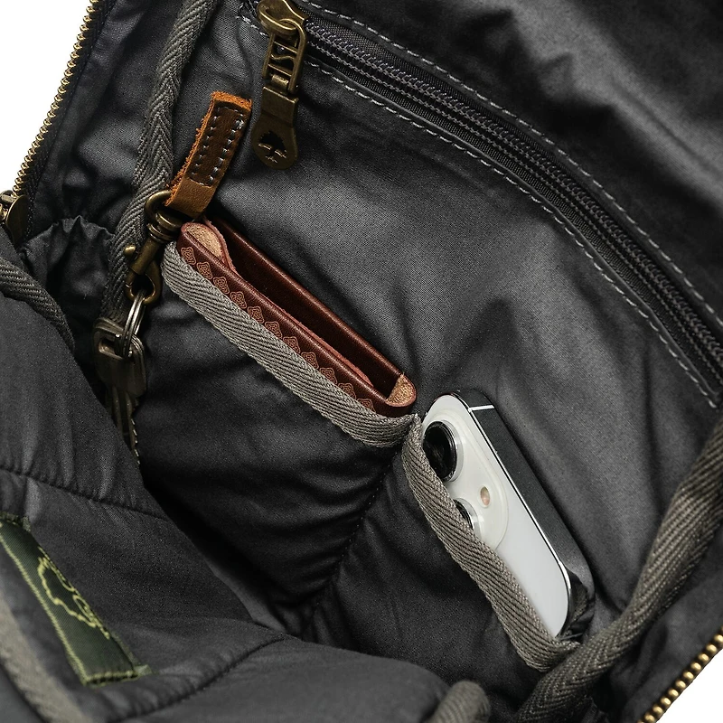 TSD Brand Mountain Leaf Crossbody Bag