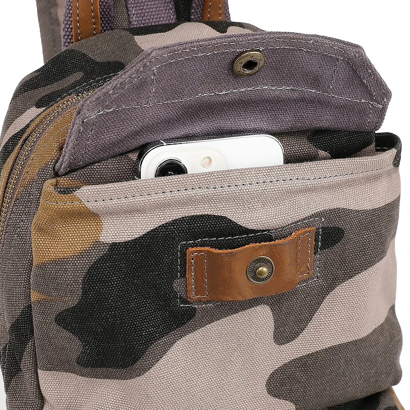 TSD Brand Mountain Leaf Crossbody Bag
