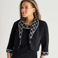 Maya Brooke Womens Jacket Dress